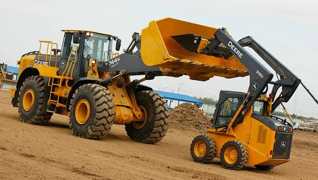 Construction site equipment and machinery